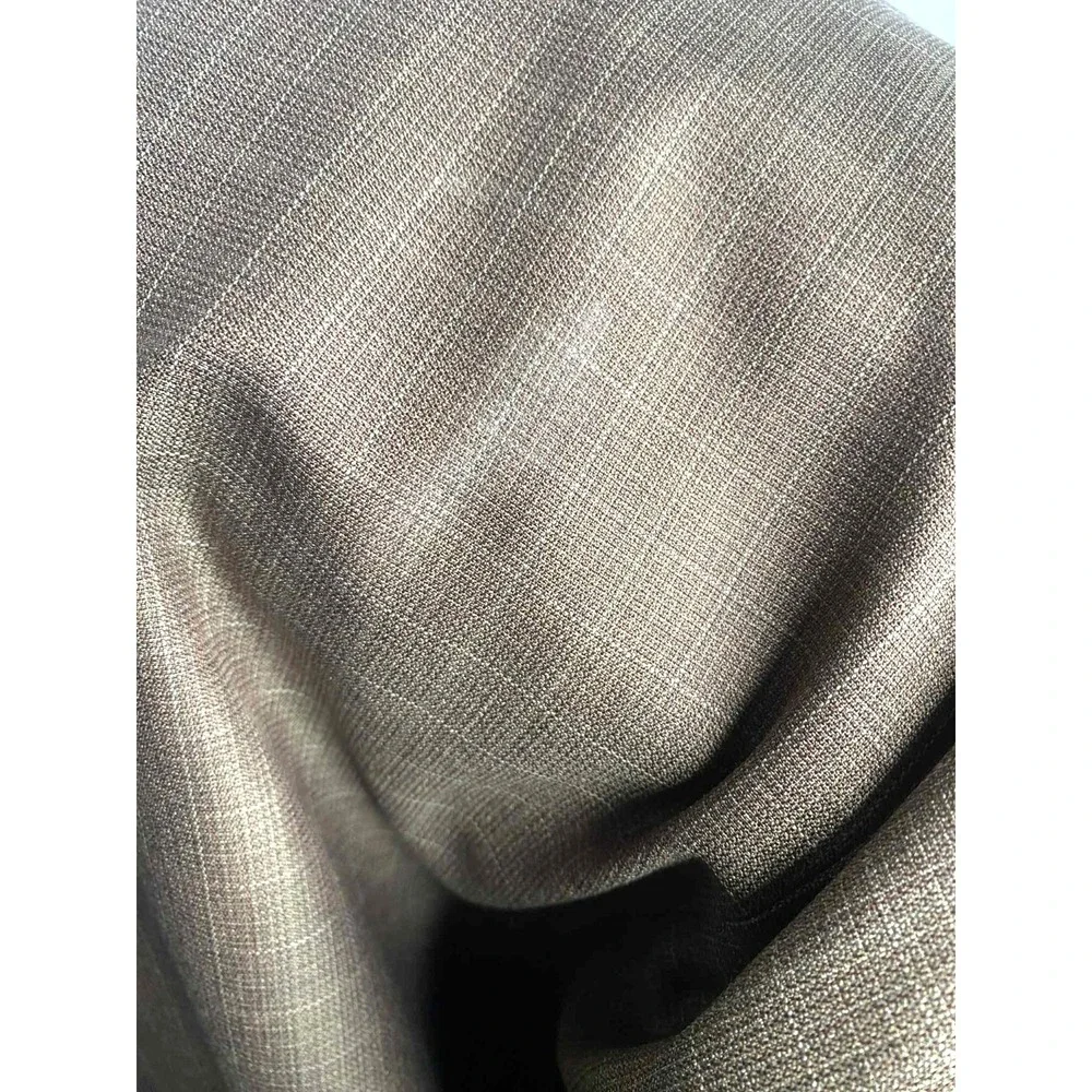 Ermenegildo Zegna Men's Blazer Sport Coat Jacket Size 50R brown‎ plaid silk wool
